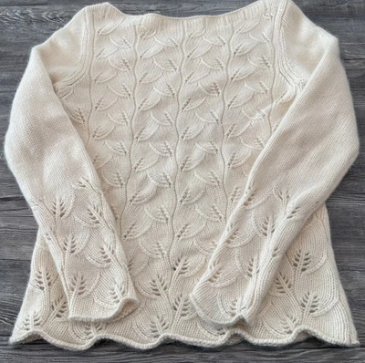 Suéter Pulôver Feminino Ann Taylor Loft Lã de Cordeiro/Angorá Tamanho M BOM - Imagem 1 de 4