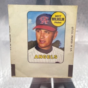 1969 Topps "DECALS" Insert -HOYT WILHELM (California Angels) *HOF* EX- B4 - Picture 1 of 2