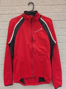 Chaqueta de ciclismo Endura grande roja convertida Softshell - Imagen 1 de 13