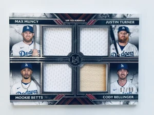 Colección Museo Topps 2022 - Piezas primarias de cuatro jugadores reliquias cuádruples Mookie... - Imagen 1 de 2