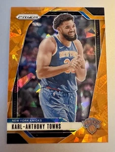 2024-25 Panini Prizm Karl-Anthony Towns ORANGE ICE PRIZM #141 New York Knicks 🔥 - Picture 1 of 2