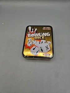 Bowling Dice Game Fundex 2002 Tin Complete With Score Sheets & Instructions  - Picture 1 of 10
