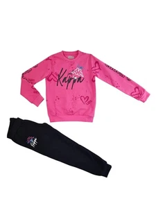 Completo tuta ragazza in cotone felpato Kappa - Foto 1 di 1
