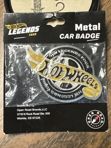 Hot Wheels Legends Tour 2025 METALL Car Badge - Bild 1 von 3