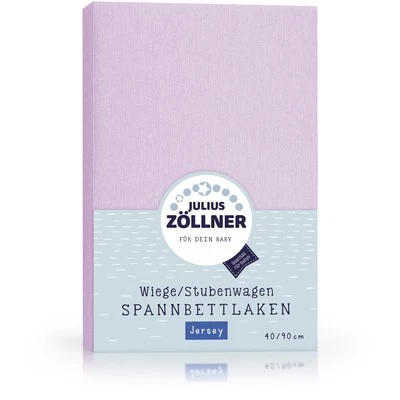 Julius Zöllner Spannbetttuch Jersey 90X40 Flieder NEU