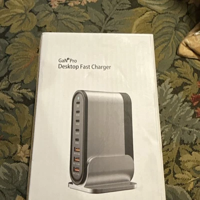 GaN³ Pro 300W 8-Port USB-C Desktop Fast Charger PD 65W Laptop iPhone Samsung - Image 1 of 4