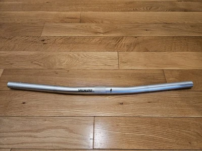 Manillar de barras planas especializadas para bicicleta de montaña de colección 1997 56 cm x 25,4 mm plateado Foto 1 de 4