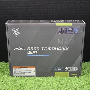 Placa madre Intel MSI MAG B860 Tomahawk WiFi, chipset B860 LGA 1851 DDR5, N.O.B. - Imagen 1 de 8