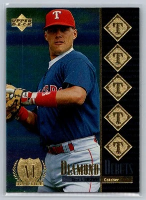 Kevin L. Brown 1997 Upper Deck Diamond Debuts Texas Rangers #473 - Image 1 of 2