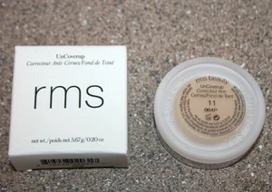 RMS BEAUTY UnCoverup Concealer in 11 warm ivory for light skin 0.20oz Full Size - Afbeelding 1 van 2