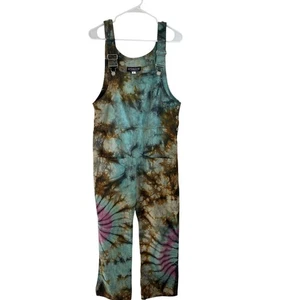 The Pyramid Collection Tie Dyed Overall Baumwolle Boho Hippie Festival Artsy Gr. S - Bild 1 von 11