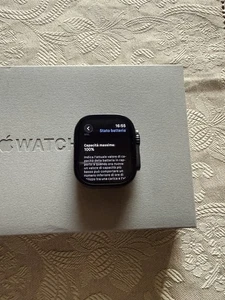 Apple Watch Ultra 2 GPS + Cellular 49mm Black Titanium Case with Black Ocean Ban - Foto 1 di 7