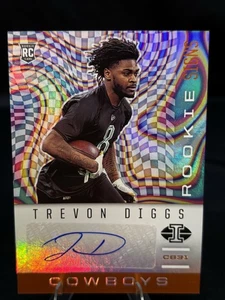 2020 ILLUSIONS Trevon Diggs Dallas Cowboys Autograph AUTO Rookie RC #RS15 - Bild 1 von 2