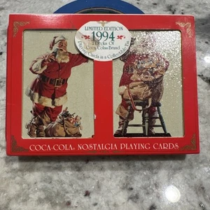 Limited Edition 1994 2 Decks Of Coca-Cola Brand Playing Cards In Collectible Tin - Picture 1 of 8