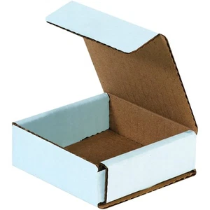 Boxes Fast BFM331 Corrugated Cardboard Mailers, 3 x 3 x 1 Inches, Tuck Top On... - Picture 1 of 5