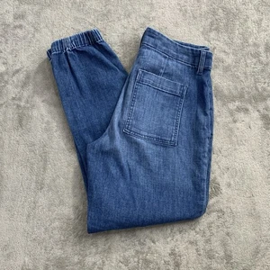 Frank & Eileen Jameson Jeans Womens 0 Blue Utility Denim Joggers Casual - Picture 1 of 13