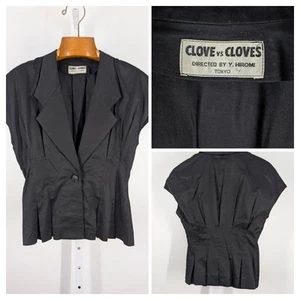 Giacca gilet Y. Hiromi Yoshida chiodi di garofano Vs chiodi di garofano AvantGarde Japan Noir Goth vintage anni 80 - Foto 1 di 7