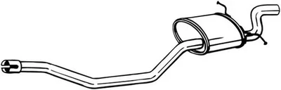 Silencieux final 280-253 BOSAL pour MINI MINI MINI Décapotable - Photo 1/4