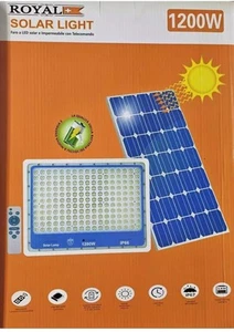 Royal Faro led 1200w pannello solare con sensore crepuscolare telecomando IP 67 - Foto 1 di 3
