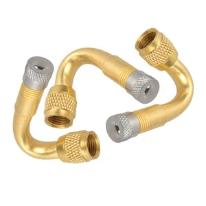 3 Pcs Tire Accessories Valve Extension Extender Kit Stem Inflator Attachment - Picture 1 of 12
