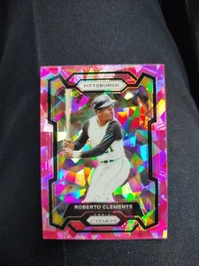 2024 Panini Prizm - Roberto Clemente #126 Pink Ice Prizm - Picture 1 of 2