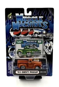 Muscle Machines - Orange '53 Chevy Pickup - 1:64 Scale 01-13 - Picture 1 of 2