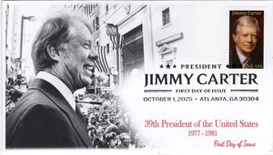 25-344, 2025, Jimmy Carter, Ersttagsbrief, Bildstempel, Atlanta GA, Pres - Bild 1 von 1
