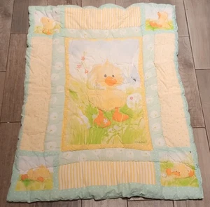 Coperta culla vintage Gerber Little Suzy's Zoo Witzy con farfalla - Foto 1 di 5