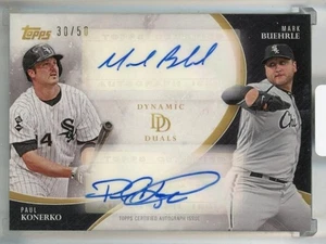 Paul Konerko/Mark Buehrle 2023 Topps Dynamic #10A Duals Autographs Black 30/50 - Bild 1 von 2