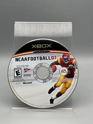 NCAA Football 07 -  Xbox Disk Only Microsoft Tested EA - Image 1 of 2