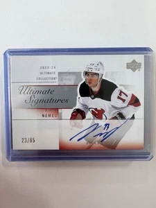 Simon Nemec 23/24 Upper Deck Ultimate Signatures Rookie /65 - Picture 1 of 2