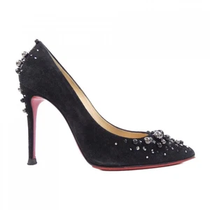 Christian Louboutin Pumps Damen Gr. 35 schwarz Wildleder - Bild 1 von 6