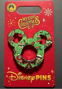 Prendedor original de Navidad de vacaciones Mickey Mouse corona parques Disney 2025 - Imagen 1 de 1