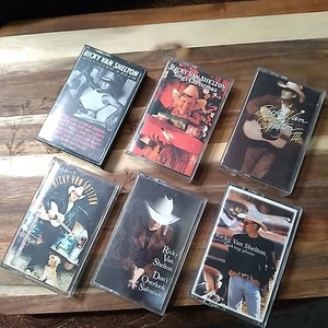 Ricky Van Shelton Stack: 6 Kassetten von 1987 Album bis 1997 Album & Weihnachten - Bild 1 von 24