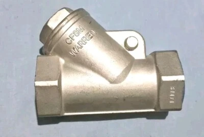 Warren CF8M 11/4" Check Valve 316 Stainless Steel Threaded , New Fast Ship - Image 1 of 4