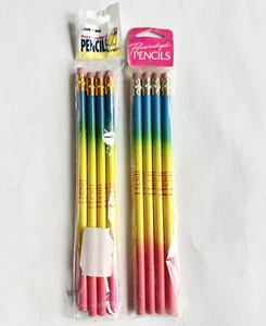 NOS Two Packs of 4 Personalized Pencils Stravina HEIDI Name Rainbow 1999 - Picture 1 of 2
