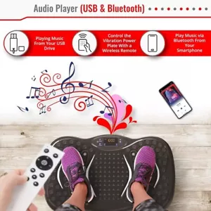 Power Vibration Plate Vibrating Machine Platform Exercise Body Shaker Massager - Picture 1 of 22
