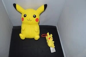Pokemon Pikachu 10 Zoll & 4 Zoll Clip on Plüschtier Stofftier L6 Plüschtier - Bild 1 von 3