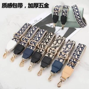 Women's Belt Bag Widen Strap Striped Bag Retro Strap Shoulder   Embroidered - Picture 1 of 20
