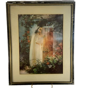 De Colección Cristo en los Corazones Puerta Impresión Lentográfica 3D Anderson #115 Enmarcada 17 x 21 Nuevo en Paquete - Imagen 1 de 8