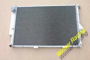 Fit BMW 5 E34 530i 540i V8 M60 1992-1995 ; 524td 525td MT aluminum radiator  - Picture 1 of 6