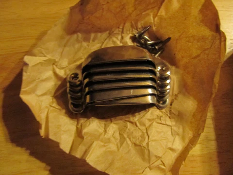 6 Bin Drawer cup Pulls door handles vintage rustic nickel steel Cover