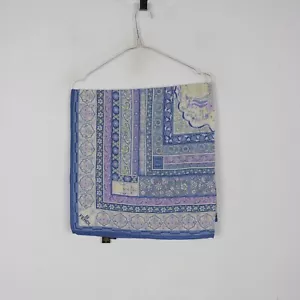 Foulard Fendi Cotone Woman Logo Woman Casual Elegante Comodo Blu - Foto 1 di 4