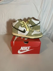 Nike Dunk Hi Retro Re-Raw 2022 DO6713-300 Size 11.5 DS Halloween Green NEW - Picture 1 of 4