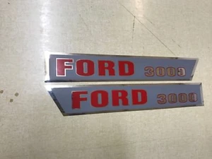 Ford 3000 Motorhaubenaufkleber Modell 64-68  - Bild 1 von 1