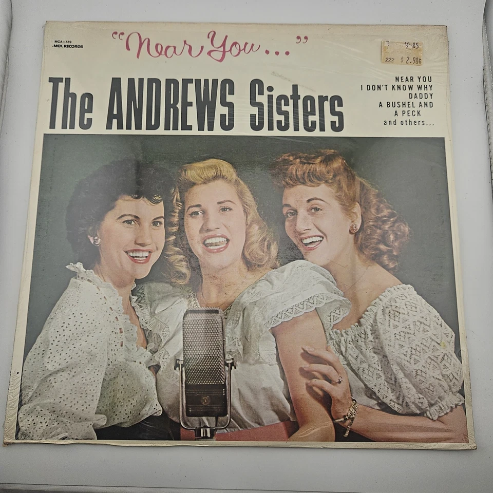 The Andrews Sisters Near You Vinyl - Sealed - 1980 - MCA 739 - In Shrink - Image 1 of 4