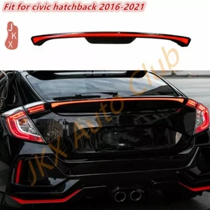Spoiler LED Center Rear Tail Lamp x For Honda Civic Hatchback / Type R 2016-2021 - Foto 1 di 11