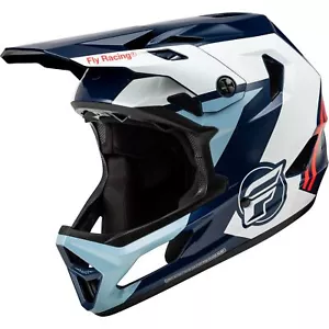 Fly Racing Rayce (2024) Full Face Helmet - Red/White/Blue - Picture 1 of 4