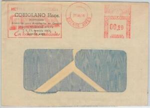 61485 - ARGENTINA - POSTAL HISTORY - RED MECHANICAL POSTMARK on COVER: INDUSTRY