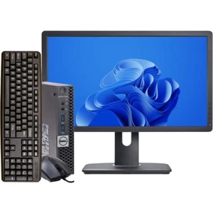 Dell Desktop Computer Windows 10 PC Intel Core i5 8GB RAM 1TB HDD 22" LCD Wi-Fi - Picture 1 of 7